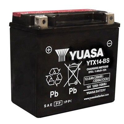YUASA SERIES BATTERY YTX14-BS