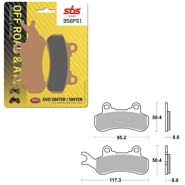 SBS ATV/UTV EVO SINTER BRAKE PAD 956PSI