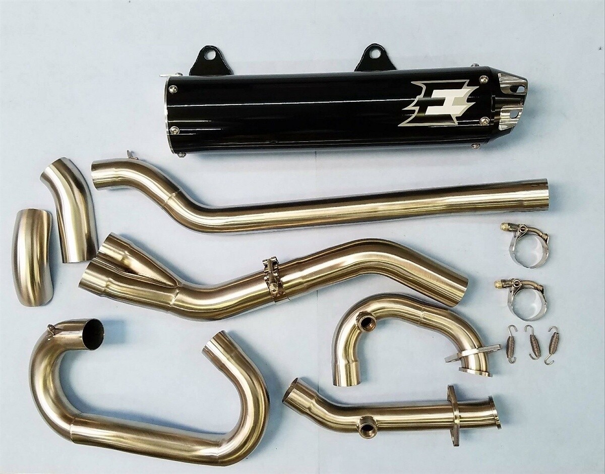 Empire Industrial Full Single Exhaust System - Kawasaki Brute force 650/750