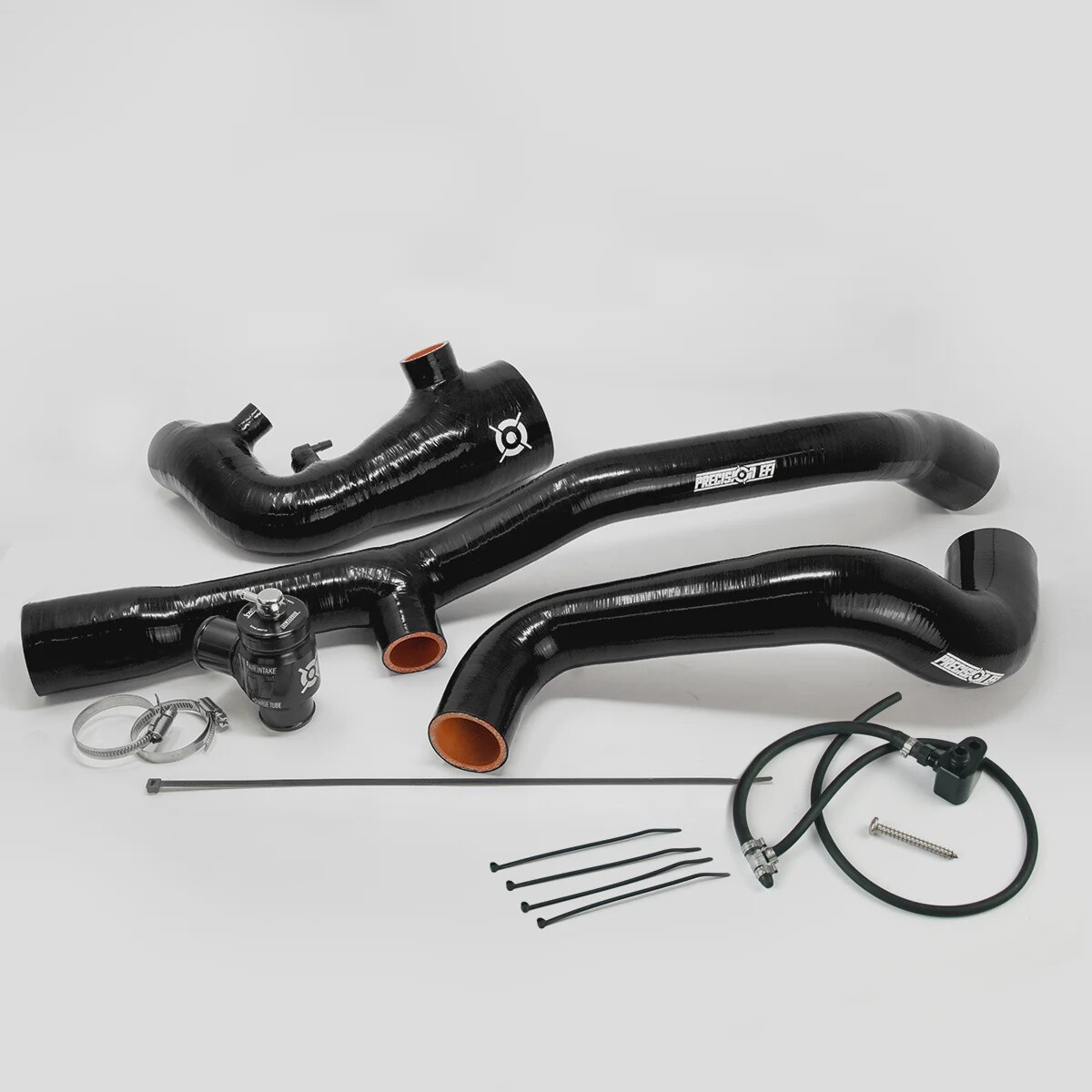 CHARGE TUBES WITH B.O.V. - 900T / 900T-R / MACH Z, Colour: Black