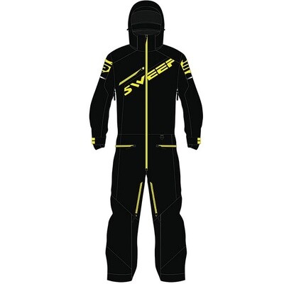 SWEEP YOUTH RAZOR INSULATED MONOSUIT BLACK/YELLOW