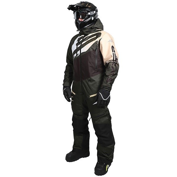 SWEEP MEN&#39;S ICON INSULATED MONOSUIT OLIVE/BLCK/WHITE
