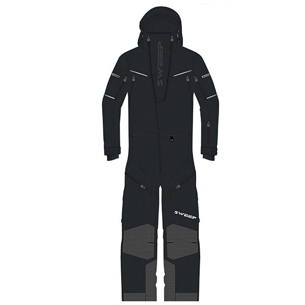 SWEEP WOMEN&#39;S PEAK INSULATED MONOSUIT BLACK