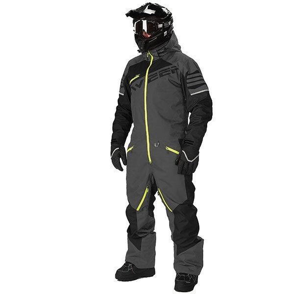 SWEEP MEN&#39;S RAZOR INSULATED MONOSUIT BLACK/GREY