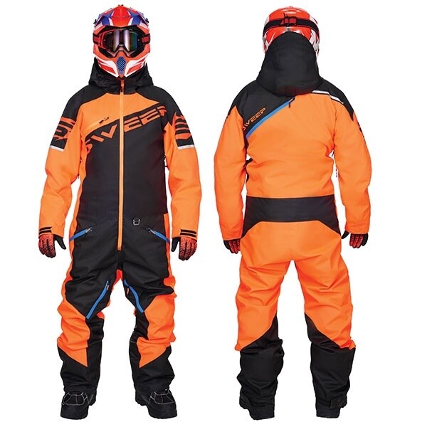 SWEEP MEN&#39;S RAZOR INSULATED MONOSUIT ORANGE/BLACK