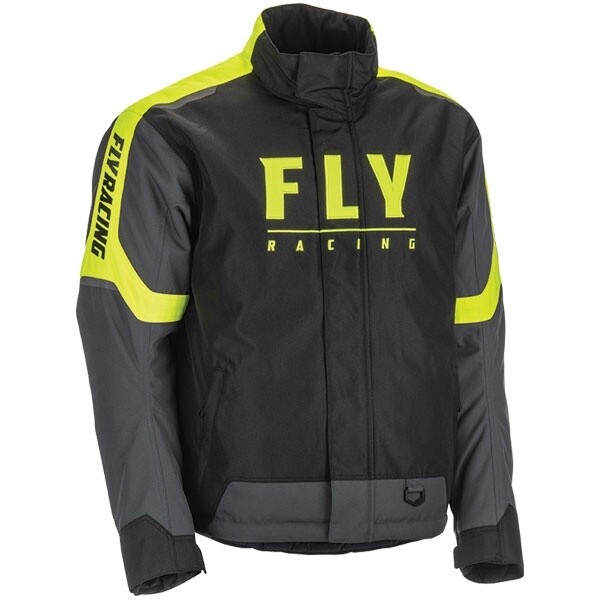 FLY RACING OUTPOST JACKET BLACK/GREY/HIGH-VISIBILITY