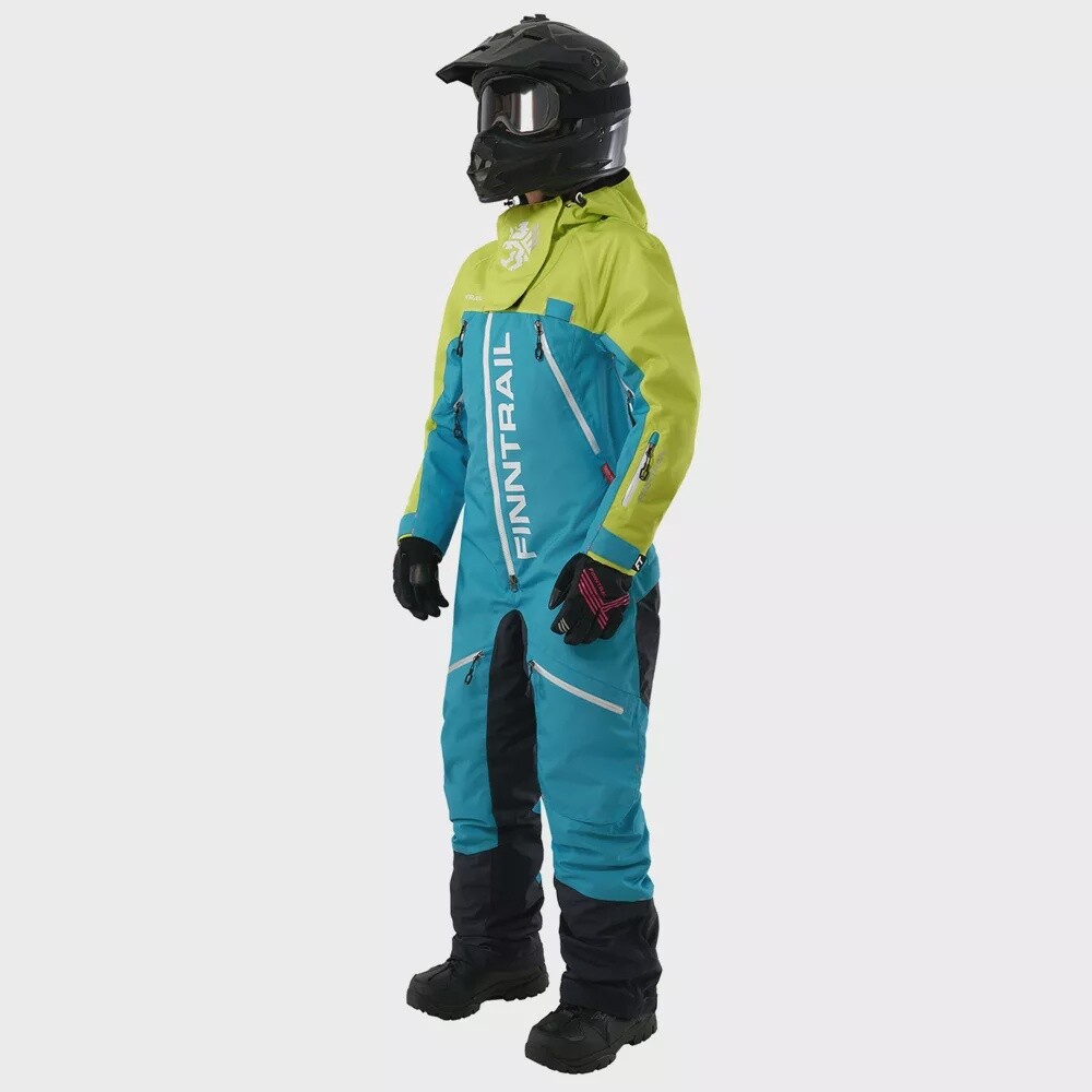Finntrail RACHEL BlueLime 3851 Snowmobile overall