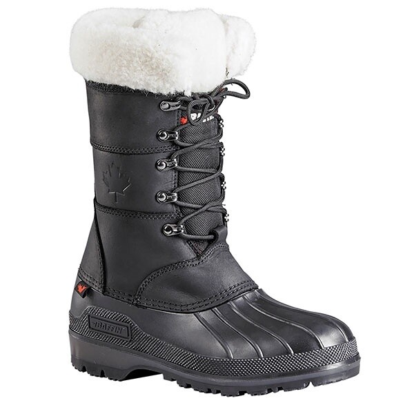 BAFFIN WOMEN&#39;S MAPLE LEAF BOOTS BLACK