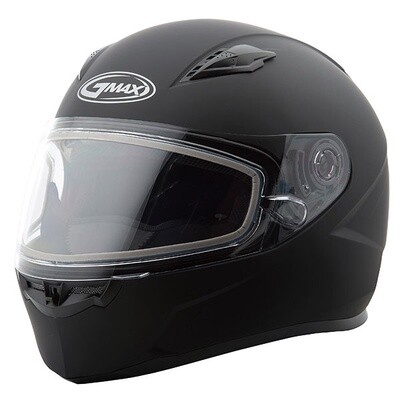 GMAX FF49 FULL FACE HELMET MATTE BLACK DOUBLE LENS