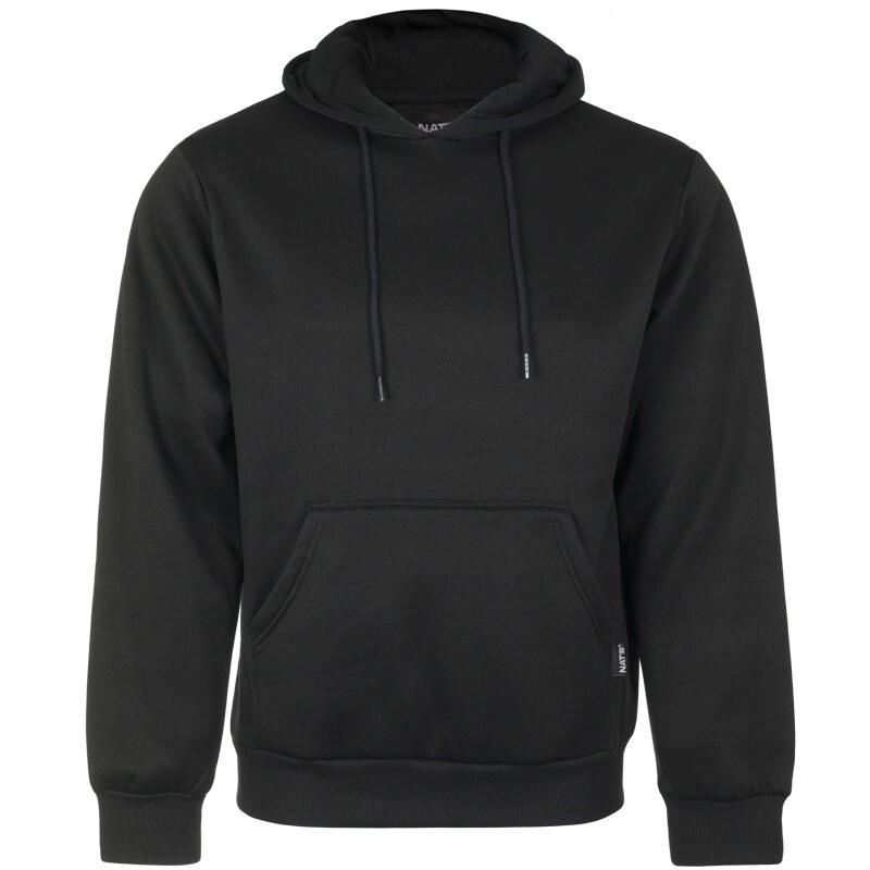 Nat&#39;s Work hoodie – WK076, Colour: BLACK, Size: SMALL