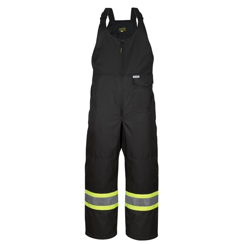 Nat&#39;s High visibility snow pants – WK800, Colour: BLACK, Size: XS