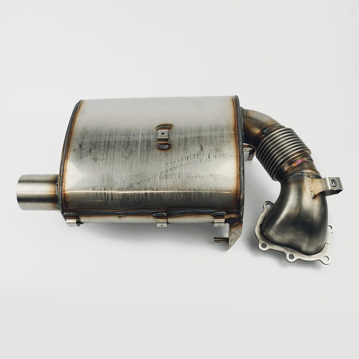 PRECISION EFI STAINLESS STEEL 2.5&#39;&#39; QUIET EXHAUST - 998 ENGINE