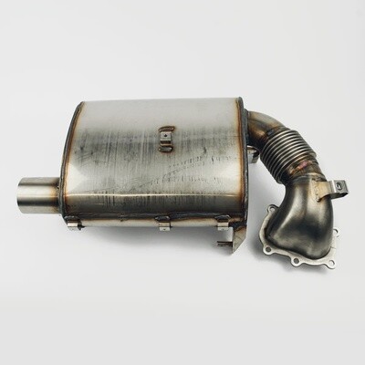 PRECISION EFI STAINLESS STEEL 2.5&#39;&#39; QUIET EXHAUST - 998 ENGINE