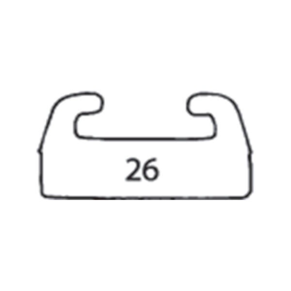 GARLAND PROFILE 26 SLIDER 55&quot; GRAPHITE SKI-DOO