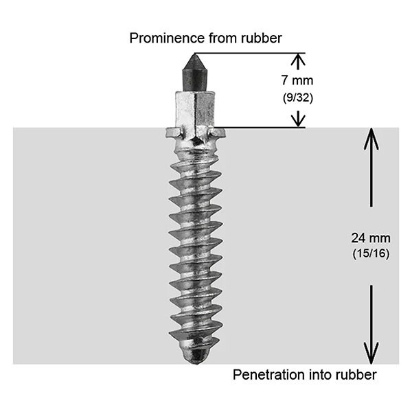 IGRIP SS-32R SHOULDERED RACING TIRE STUDS 32MM 150PK