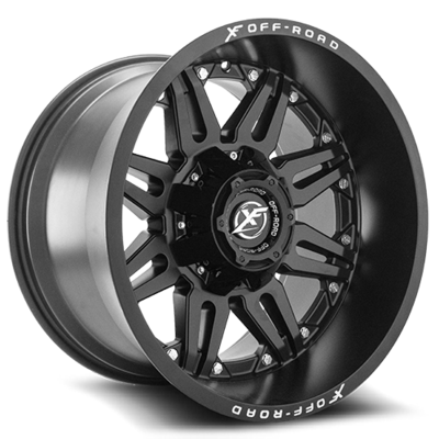 XF OFFROAD XF-204 Series Wheels 8x165.1, 20x12 -44  - Matte Black