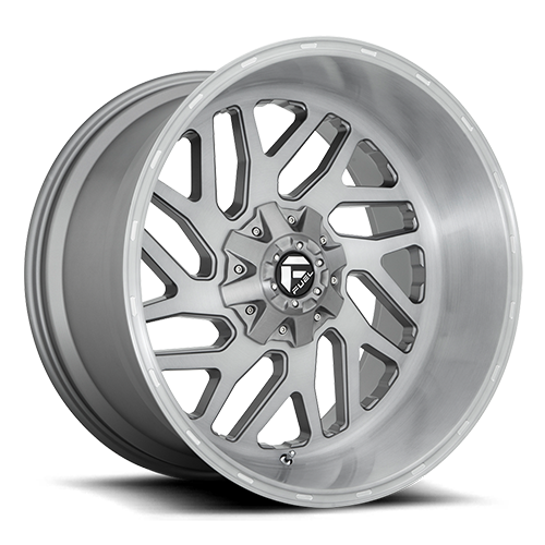 Fuel D715 Series Wheels  8x165.1, 20x12 -43 - BRUSHED METAL TINTED CLEAR