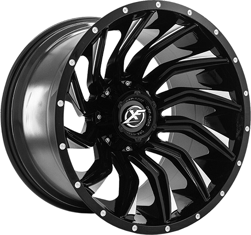 XF OFFROAD XF-224 20x12 8x165.1/180-44 Gloss Black Milled