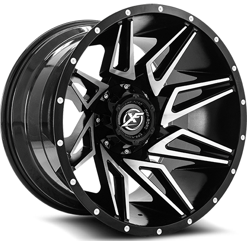 XF OFFROAD XF-218 20x10 8x165.1/170-12 Gloss Black Machined