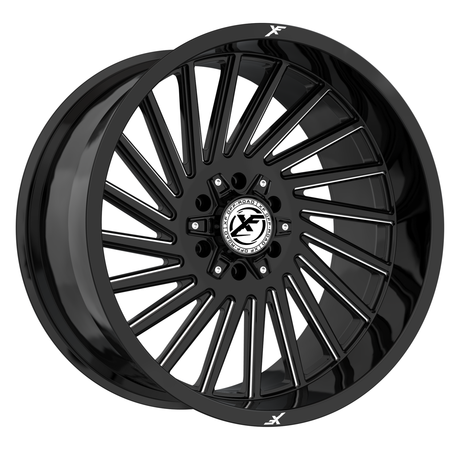 XF OFFROAD 239 20x10 8x165.1 / 8x180 -12 Gloss Black Milled