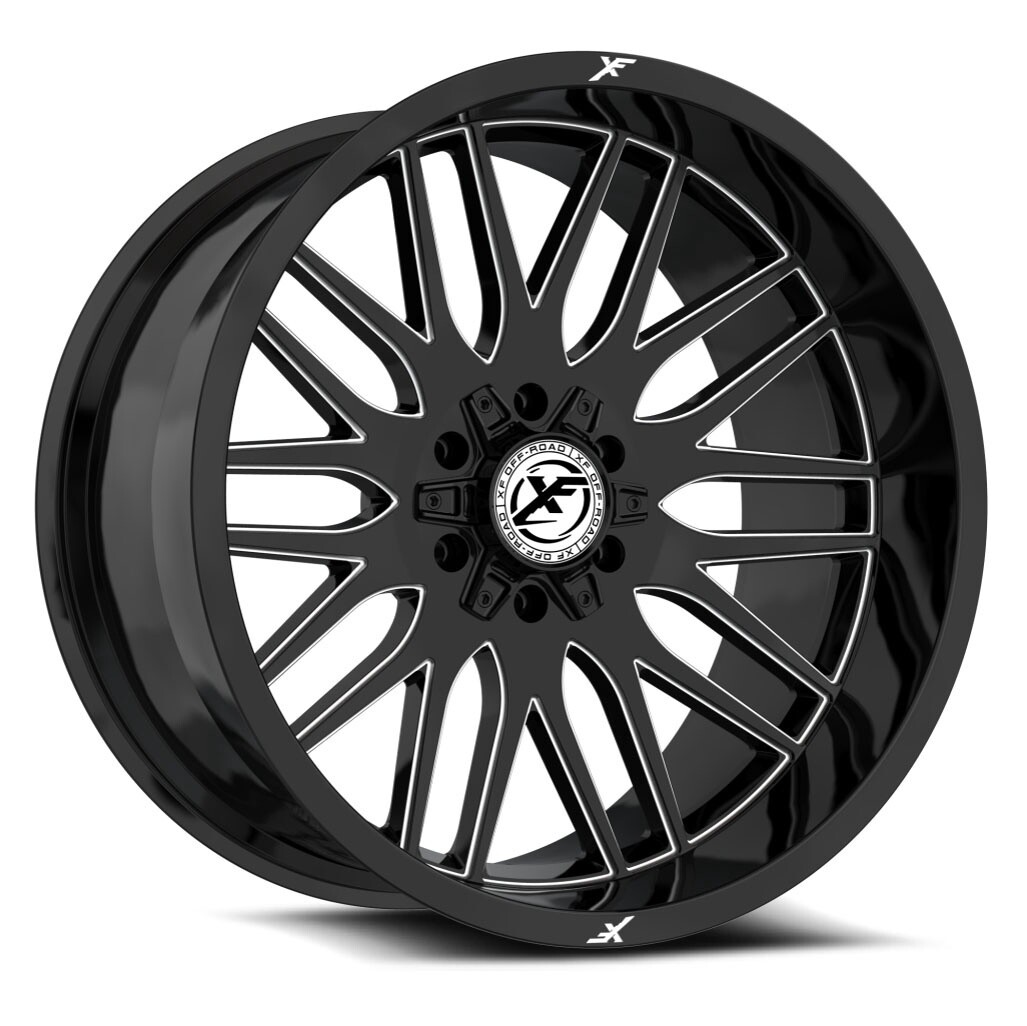 XF OFFROAD 240 20x10 6x135 / 6x139.7 -12 Gloss Black Milled