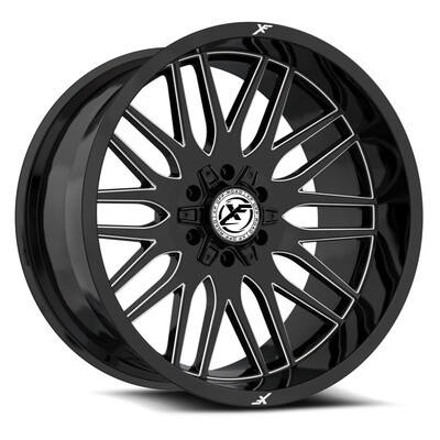 XF OFFROAD 240 20x10 6x135 / 6x139.7 -12 Gloss Black Milled