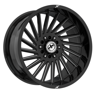 XF OFFROAD 239 20x10 6x135 / 6x139.7 -12 Gloss Black Milled