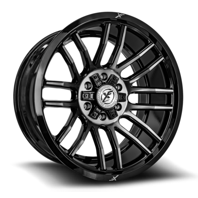 XF OFFROAD 232 20x10 6x135 / 6x139.7 -12 Gloss Black Titanium Double Dark Tint