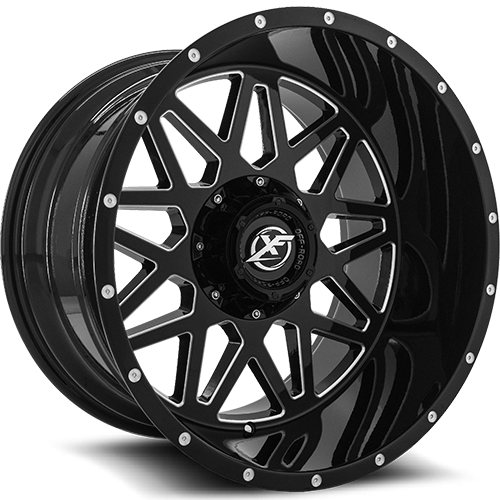 XF OFFROAD XF-211 20x10 6x135/139.7-24 Gloss Black Milled