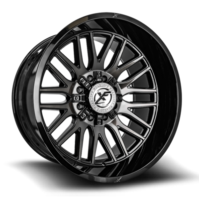XF OFFROAD 240 20x10 6x135 / 6x139.7 -12 Gloss Black Brushed Double Dark Tint