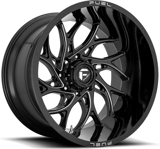 Fuel D741 20x10 6x135 GL-BLK-MIL -18MM