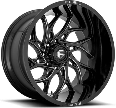 Fuel D741 20x10 6x135 GL-BLK-MIL -18MM