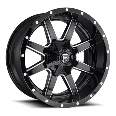 Fuel D610 20x10 6x135 / 6x139.7 GL-BLK-MIL -18MM