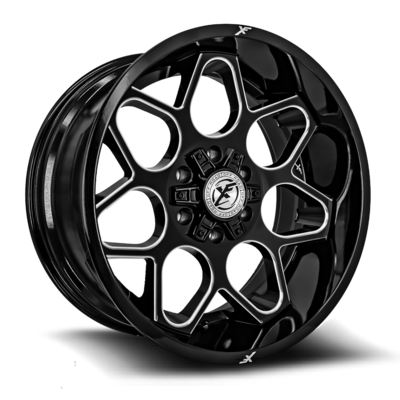 XF OFFROAD 233 20x10 6x135 / 6x139.7 -12 Gloss Black Milled