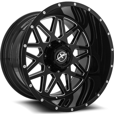 XF OFFROAD XF-211 20x10 6x135/139.7-12 Gloss Black Milled
