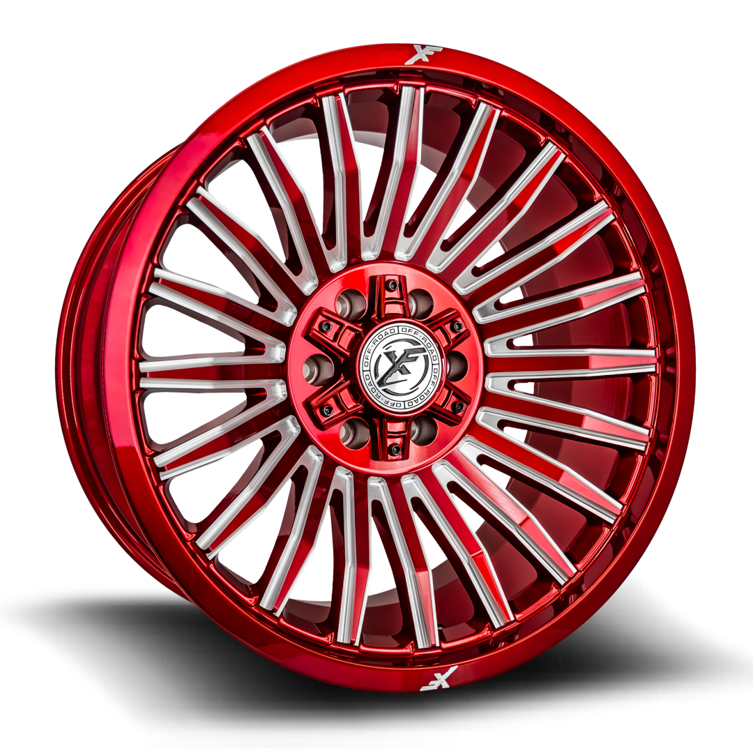 XF OFFROAD 231 20x10 6x135 / 6x139.7 -12 Anodized Red Milled