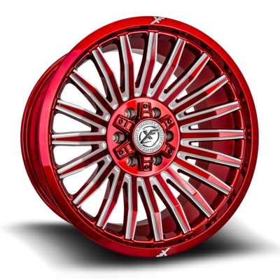 XF OFFROAD 231 20x10 6x135 / 6x139.7 -12 Anodized Red Milled