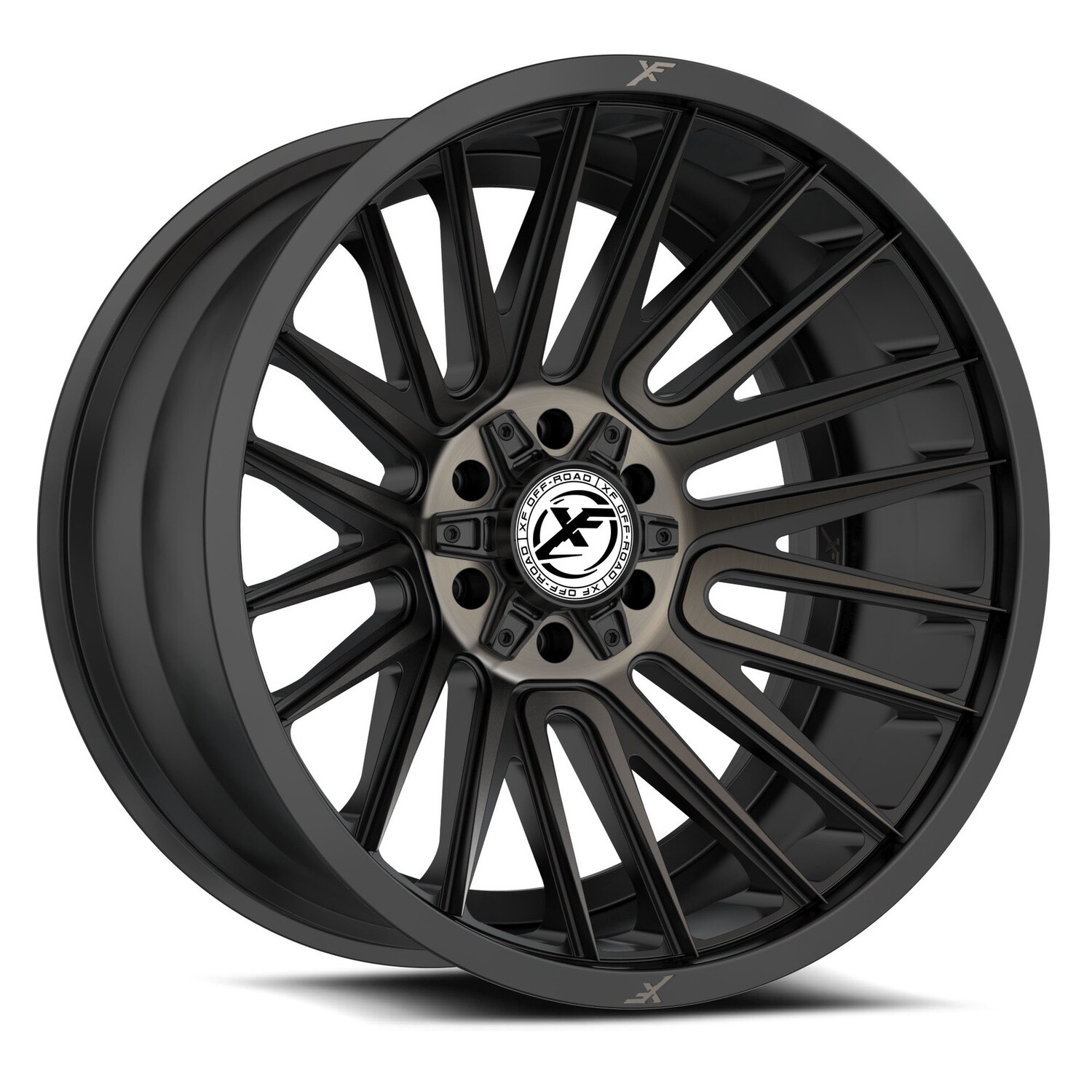 XF OFFROAD 234 20x10 6x135 / 6x139.7 -12 Satin Black Bronze Double Dark Tint
