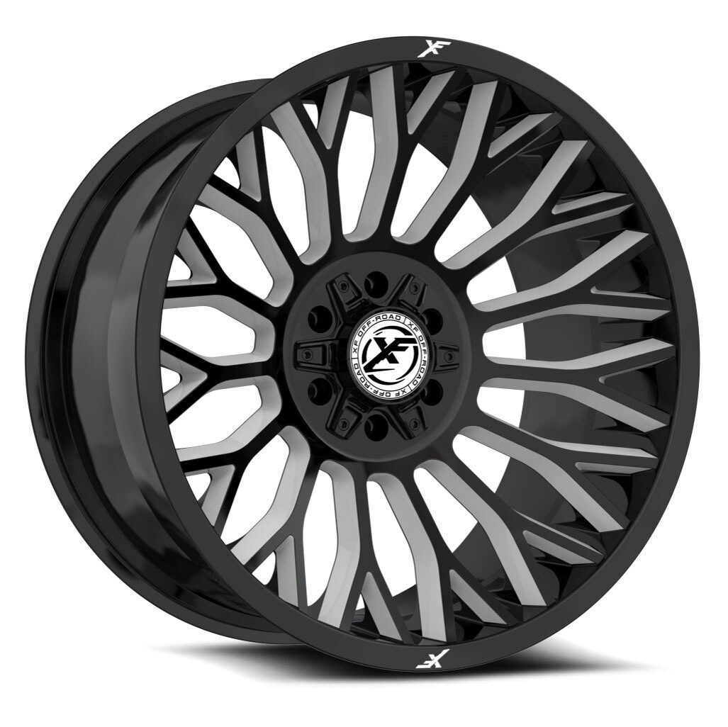 XF OFFROAD 237 20x10 6x135 / 6x139.7 -12 Gloss Black Milled