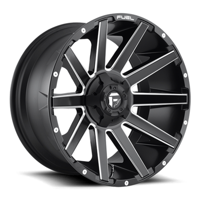 Fuel D616 20x10 6x135 / 6x139.7 MT-BLK-MIL -19MM
