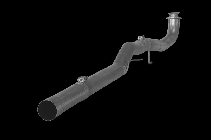 2017-2022 Duramax 4&quot; CAT &amp; DPF Race Pipe - No Muffler (FLO-882)