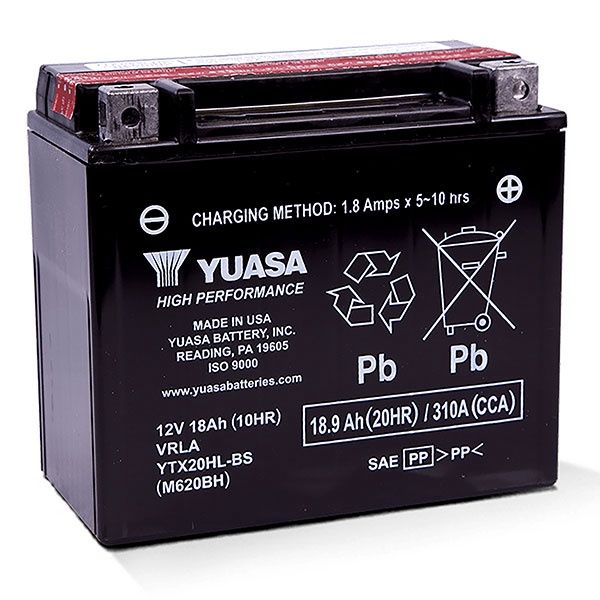 YUASA AGM BATTERY  YTX20HL-BS