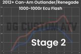 DG CUSTOM ATV 2012+ OUTLANDER-RENEGADE 1000-1000R STAGE 2 ECU FLASH