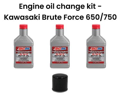 Engine Oil Change Kit - Kawasaki Brute Force 650/750