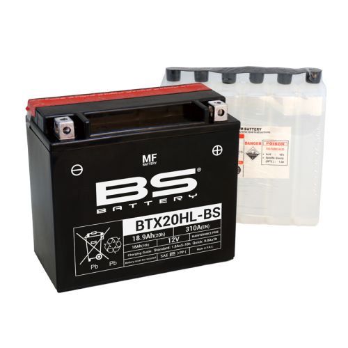 BS BATTERY BTX20HL-BS MAINTENANCE FREE 12V