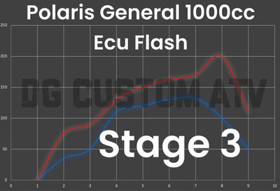 DG CUSTOM ATV POLARIS GENERAL 1000CC STAGE 3 ECU FLASH