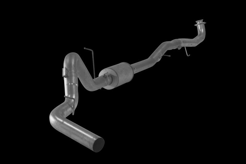 2017-2019 Duramax 5&quot; Downpipe Back Exhaust w/ Muffler (FLO 680) FLO-PRO
