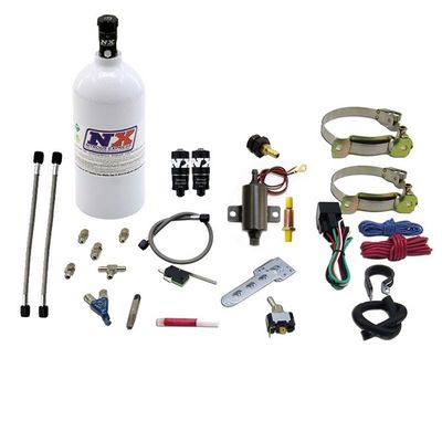 Nitrous Express Single Cylinder Piranha System W 2.5Lb Bottle