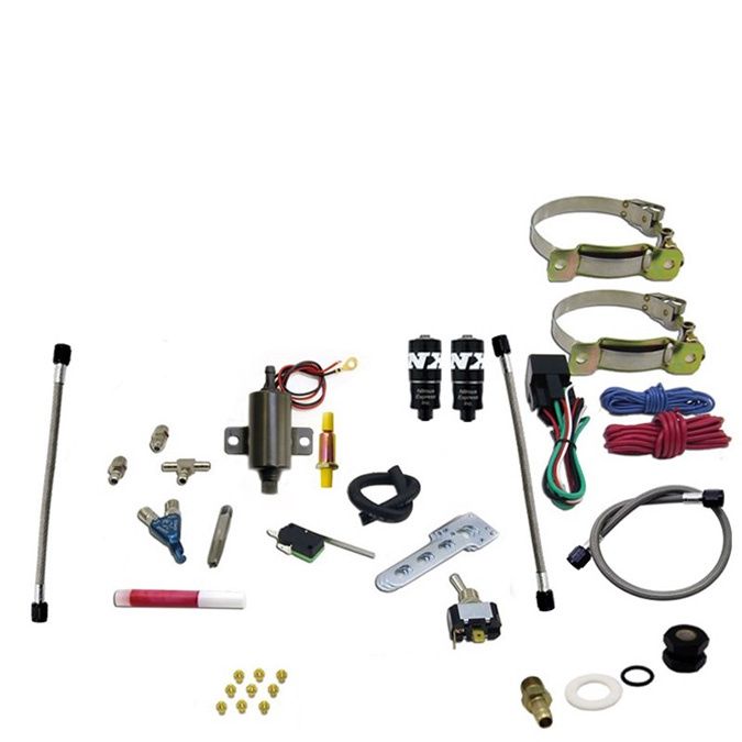 Nitrous Express Two Cylinder Piranha System (W/ Single Nozzle) (No Bottle)