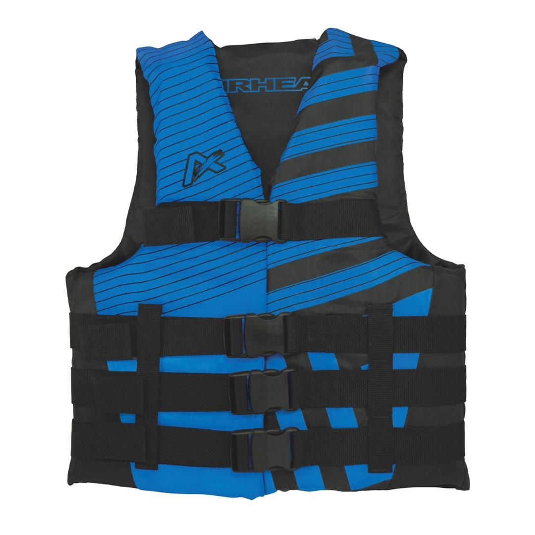 AIRHEAD BLACK/SKY BLUE MEN&#39;S S/M LIFE JACKET